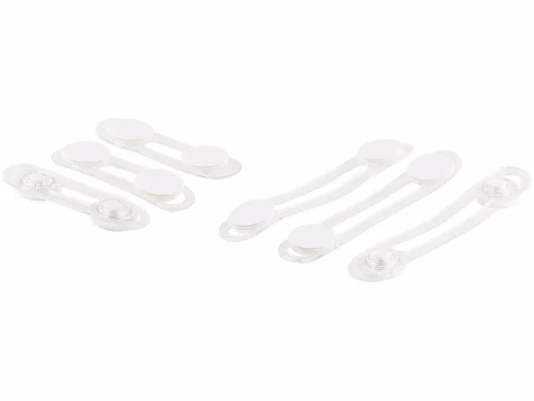 AGT Baby Sicherung:12er-Set Flexible Kinder-Sicherungen F. Türen &Schubladen, Transparent 4