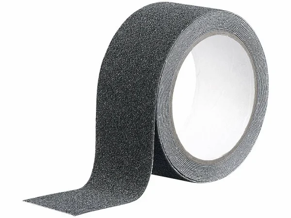 AGT Tape:6er-Set Anti-Rutsch-Klebeband, Robust & Wasserfest, 48mm X 4m, Schwarz 6