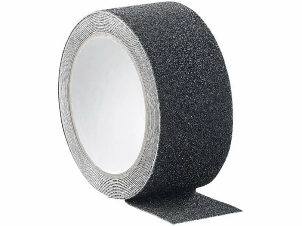 AGT Tape:6er-Set Anti-Rutsch-Klebeband, Robust & Wasserfest, 48mm X 4m, Schwarz 4