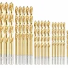 AGT Spiralbohrer:HSS-Bohrer-Set, Titan-beschichtet, Je 5x In 3/4/5/6/8 Mm 23