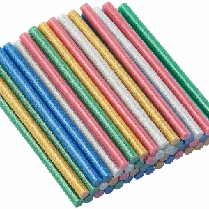 AGT Sticks Heißklebepistole:4er-Set 50 Klebesticks Für Pistolen, 11 X 200 Mm, Bunt Glitzernd 9