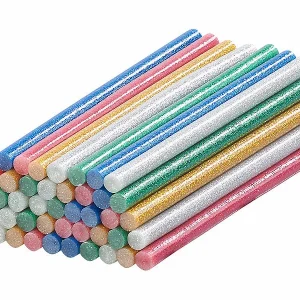 AGT Sticks Heißklebepistole:4er-Set 50 Klebesticks Für Pistolen, 11 X 200 Mm, Bunt Glitzernd 7