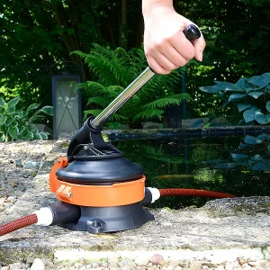 AGT Wasserhandpumpe:Wasser-Handpumpe Mit Rostfreiem Stahlhebel 6