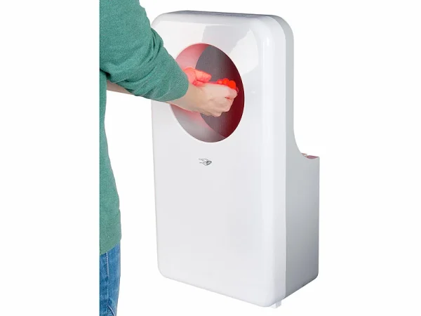 Sichler Haushaltsgeräte Sichler Hand Dryer:Vollautomatischer Profi-Händetrockner Mit LED-Beleuchtung, 1.450 Watt 3