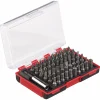 AGT Professional Bitsatz:61-teiliges Bit-Set Mit Magnetischem Bithalter, Chrom-Vanadium-Stahl 23