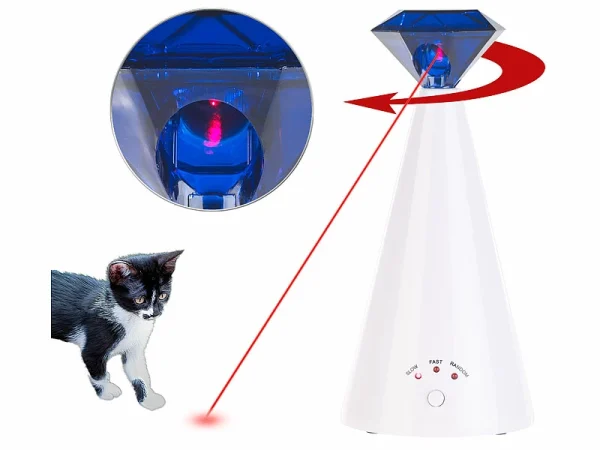 Sweetypet Katzen Laser:Automatische Laser-Katzenangel Zur Förderung Des Jagd-Instinkts 1