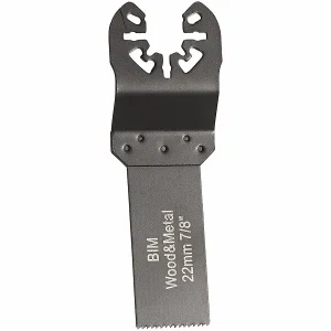 AGT Professional Tauchsägeblatt Multitool:Bimetall-Tauchsägeblatt, 22 Mm, HSS, Schnellspannung, 5er-Set 6