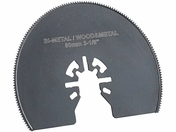 AGT Professional Multitool Sägeblätter:Bimetall-Segmentsägeblatt Für Multitools, 80 Mm, HSS, Schnellspannung 1