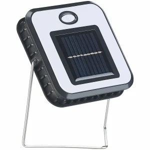 Lunartec LED Akku:Solar-COB-LED-Arbeitsleuchte Im Baustrahler-Design, 3 Watt, 150 Lm 25