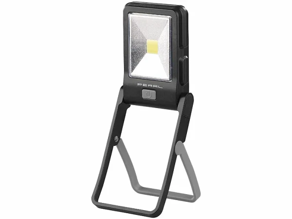 PEARL Leuchte:LED-Arbeitsleuchte Im Baustrahler-Design Mit 3 Watt COB-LED, 160 Lumen 3