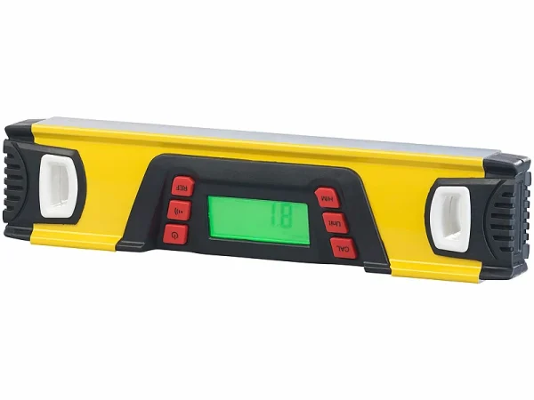 AGT Winkelmesser:Digitale Wasserwaage Mit Winkel-Messfunktion Und LCD-Display, 25 Cm 8