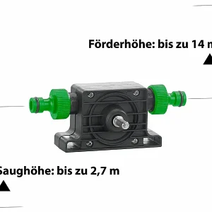 Royal Gardineer Wasserpumpe:2er-Set Pumpenaufsätze Für Bohrmaschinen Zum Um- Und Auspumpen 22