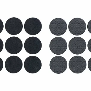 AGT Türanschlagpuffer:220-teiliges Filzgleiter- Und Möbelpuffer-Set, Selbstklebend, 4 Mm 34