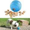 Sweetypet Spiel:Hunde-Spielball Aus Naturkautschuk, Mit Snack-Ausgabe, Ø 8 Cm, Blau 17