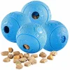 Sweetypet Hundeball:4er-Set Hunde-Spielbälle, Naturkautschuk, Snack-Ausgabe, Ø 8 Cm, Blau 10