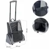 Sweetypet 2in1-Hunde-Trolley Und Rucksack Mit Sichtfenster, Bis 8 Kg, Anthrazit 16