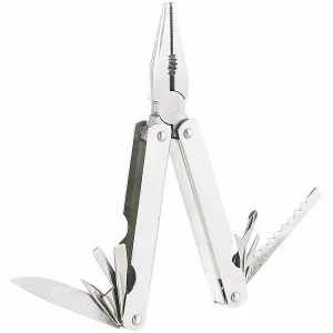 Semptec Urban Survival Technology Semptec Universalwerkzeug:15in1-Basis-Multitool Aus Rostfreiem Edelstahl Mit Gürteltasche 18