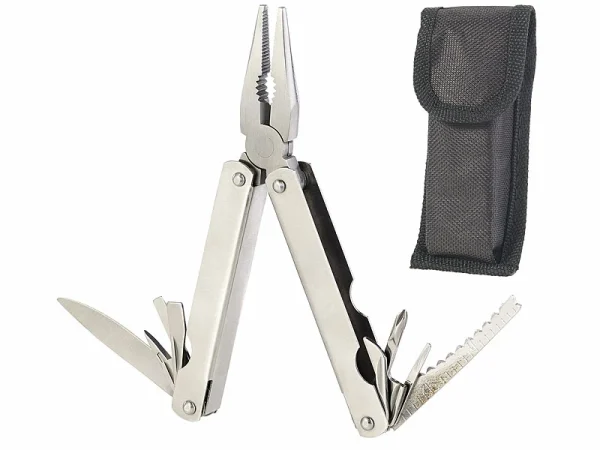 Semptec Urban Survival Technology Semptec Taschenmesser Multitools:2er-Set 15in1-Basis-Multitools Aus Rostfreiem Edelstahl 3