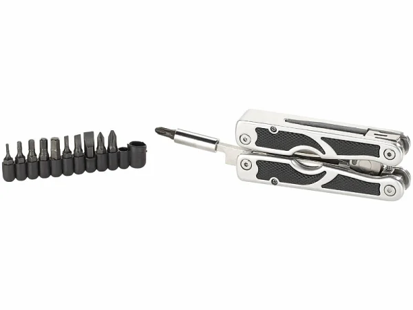 Semptec Urban Survival Technology Semptec Multiwerkzeug:27in1-Multitool Aus Edelstahl Mit Schraubendreher-Set Und Gürteltasche 4