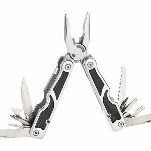 Semptec Urban Survival Technology Semptec Multiwerkzeug:27in1-Multitool Aus Edelstahl Mit Schraubendreher-Set Und Gürteltasche 11