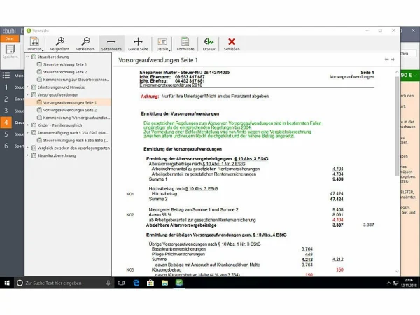 WISO Steuersoftware:steuer: Office 2019 7