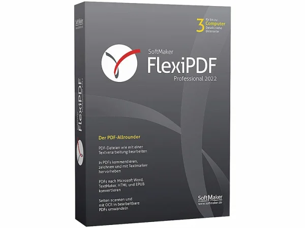 SoftMaker PDF Editor:FlexiPDF Professional 2022 Für Bis Zu 3 PCs 1