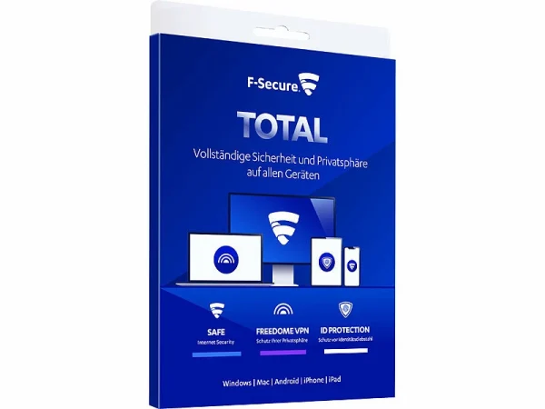 F-Secure Software:TOTAL Internet Security Inkl. VPN & ID Protection, 18 Monate, 5 Geräte 3