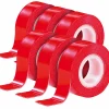 AGT Power Tape:Doppelseitiges Klebeband “Power ZIP”, 19 Mm X 1,5 M, 6er-Pack 14