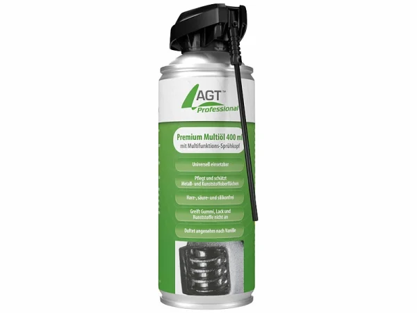 AGT Professional Multifunktionsöl:Premium-Multiöl Mit Multifunktions-Sprühkopf, 2x 400 Ml 3