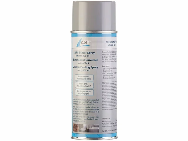 AGT Dichtmittel:3er-Set Allesdichter-Sprays Mit 3x 400 Ml, Schwarz 4