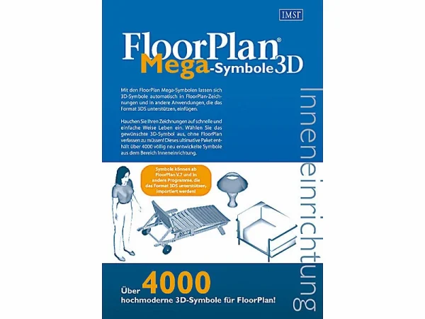 IMSI 3D Hausplaner:Floorplan Mega Symbole 3D 3