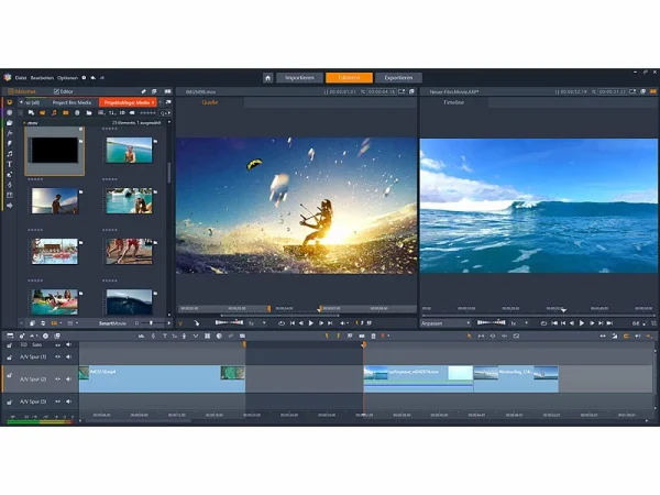 Pinnacle Video Schnitt Programm:Studio 22 Ultimate 4