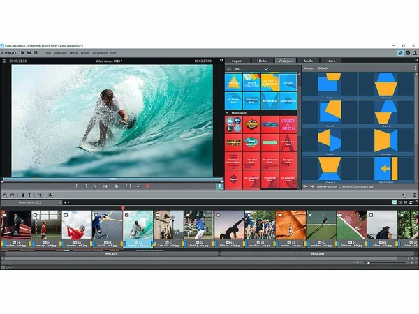 MAGIX Videoschnitt-Softwares:Video Deluxe 2022 Plus 5