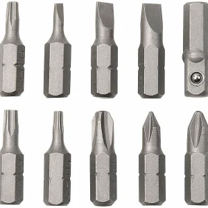 AGT Ratschenschraubendreher:Ratschen-Schraubendreher Mit Flexibler Welle, 9 Bits, 9 Steckschlüssel 18