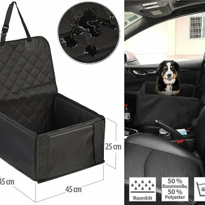 Sweetypet Hundeautositze:2er Wasserdichter Hunde-Sitzkorb Für Pkw-Sitz, 45 X 25 X 45 Cm X 40