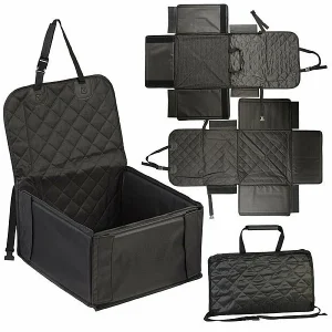 Sweetypet Hundeautositz:Wasserdichter Hunde-Sitzkorb Für Pkw-Sitz, 45 X 25 X 45 Cm 21