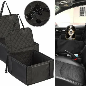 Sweetypet Hundeautositze:2er Wasserdichter Hunde-Sitzkorb Für Pkw-Sitz, 45 X 25 X 45 Cm X 18